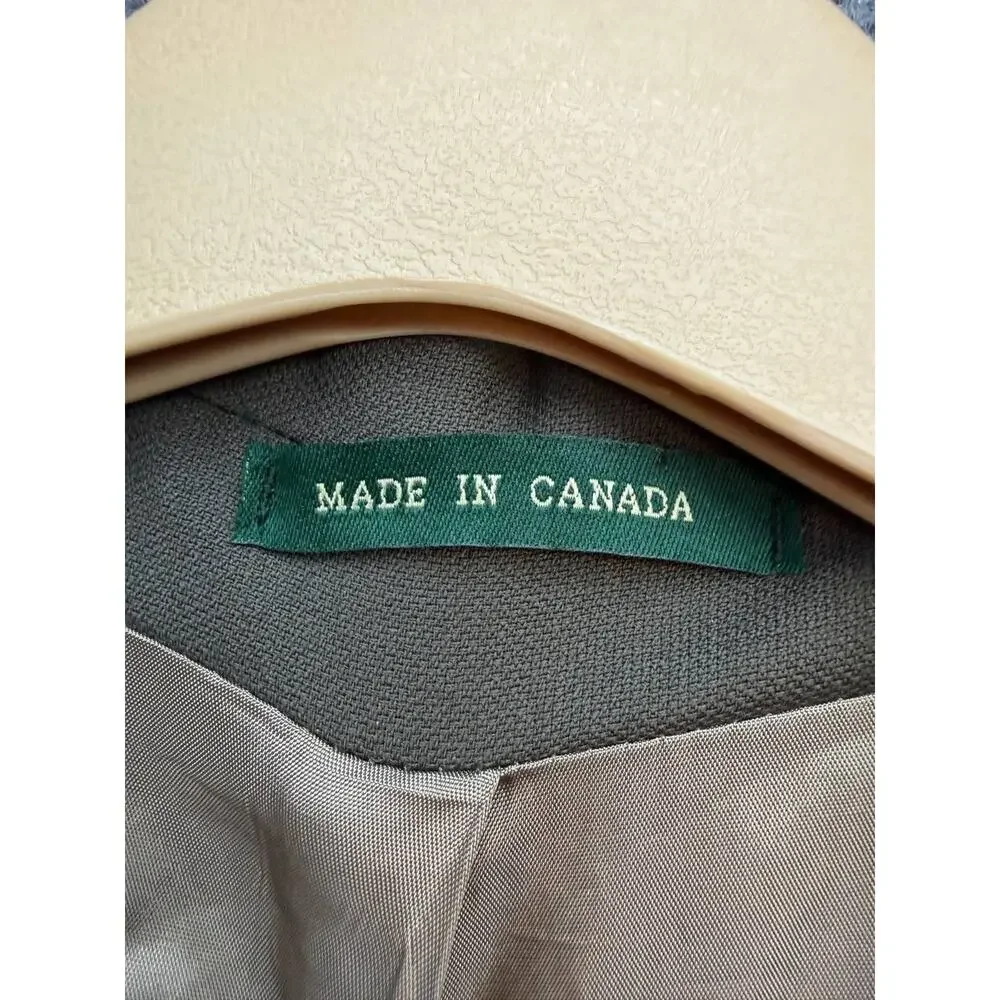 Lauren Ralph Lauren Men's Wool 2 Piece Suit 44L Pants 36x34 Made Canada